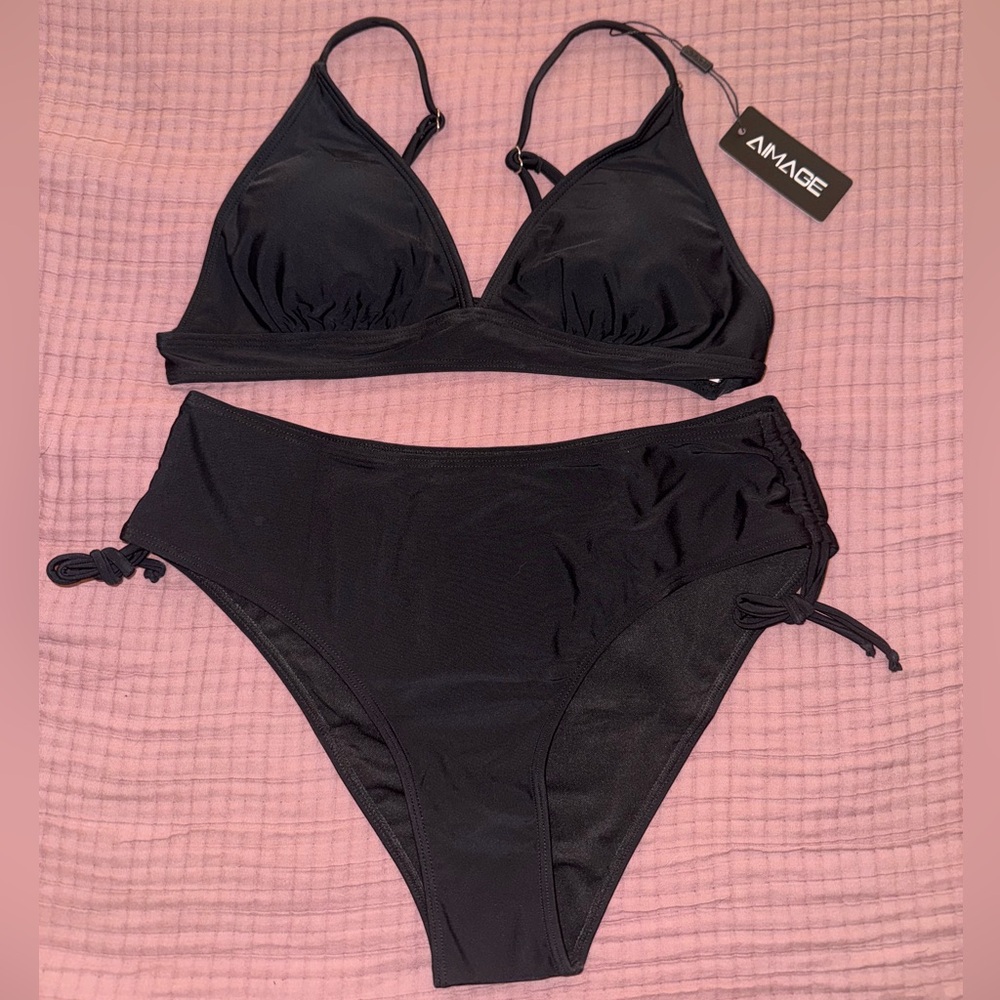 NWT “AI’MAGE” Black Bikini